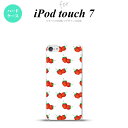 iPod touch 第7世代 ケース 第6世代 ハードケース 苺 イチゴ 中 白 赤 nk-ipod7-042