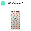 iPod touch 第7世代 ケース 第6世代 ハードケース 苺 イチゴ 小 赤 nk-ipod7-045