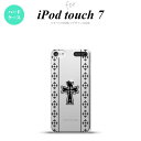 iPod touch 第7世代 ケース 第6世代 ハードケース ゴシック クリア 黒 nk-ipod7-1005