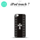 iPod touch 第7世代 ケース 第6世代 ハードケース ゴシック 黒 白 nk-ipod7-1011