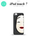 iPod touch 第7世代 ケース 第6世代 ハードケース 能面 小面 黒 nk-ipod7-1041