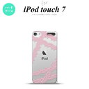 iPod touch 第7世代 ケース 第6世代 ハードケース レース 帯 B ピンク nk-ipod7-1099