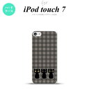 iPod touch 第7世代 ケース 第6世代 ハードケース 猫 イラスト グレー nk-ipod7-1136