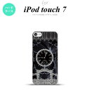 iPod touch 第7世代 ケース 第6世代 ハードケース 時計 妖精 黒 白 nk-ipod7-1258