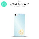 iPod touch 第7世代 ケース 第6世代 ハードケース 和柄 サクラ 青 nk-ipod7-1275