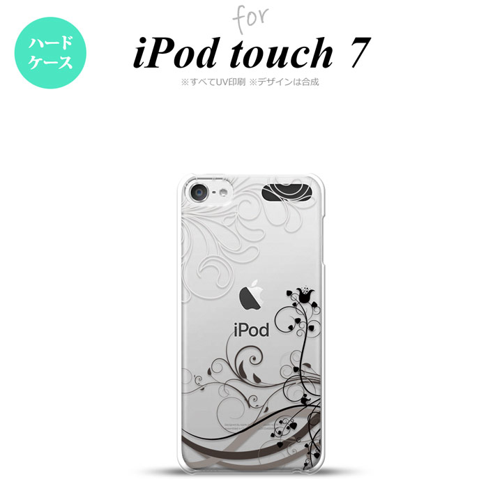 楽天スマホケースカバーの店NK115iPod touch 第7世代 ケース 第6世代 ハードケース 草 ボタニカル 黒 nk-ipod7-1628