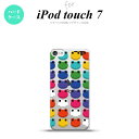 iPod touch 第7世代 ケース 第6世代 ハードケース カエル かえる B 透明 nk-ipod7-166