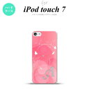 iPod touch 第7世代 ケース 第6世代 ハードケース バタフライ 蝶 A ピンク +アルファベット nk-ipod7-202i