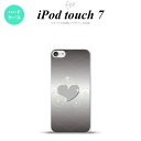 iPod touch 第7世代 ケース 第6世代 ハードケース ハート E グレー nk-ipod7-318