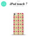 iPod touch 第7世代 ケース 第6世代 ハードケース トランプ スペード ベージュ ピンク nk-ipod7-540