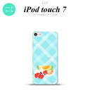 iPod touch 第7世代 ケース 第6世代 ハードケース フルーツ カクテル 青 nk-ipod7-657