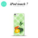 iPod touch 第7世代 ケース 第6世代 ハードケース ベジタブル カボチャ 緑 nk-ipod7-665