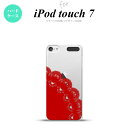 iPod touch 第7世代 ケース 第6世代 ハードケース レース A 赤 nk-ipod7-723