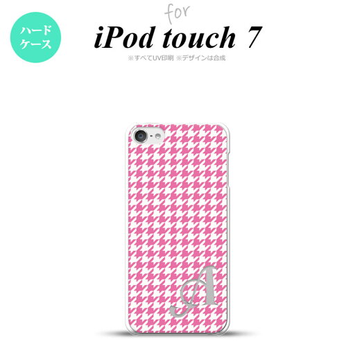 iPod touch 第7世代 ケース 第6世代 ハードケース 千鳥 格子 小 ピンク 白 +アルファベット nk-ipod7-902i iPod touch 第7世代 ケース 第6世代 ハードケース 千鳥 格子 小 ピンク 白 +アルファベット nk-ipod7-902i