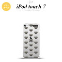iPod touch 第7世代 ケース 第6世代 ソフトケース ハート A グレー nk-ipod7-tp016