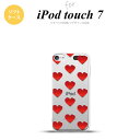 iPod touch 第7世代 ケース 第6世代 ソフトケース ハート A 赤 nk-ipod7-tp017