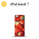 iPod touch 第7世代 ケース 第6世代 ソフトケース 苺 イチゴ 写真 赤 nk-ipod7-tp040