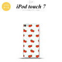 iPod touch 第7世代 ケース 第6世代 ソフトケース 苺 イチゴ 中 白 赤 nk-ipod7-tp042
