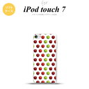 iPod touch 第7世代 ケース 第6世代 ソフトケース りんご 林檎 青リンゴ 白 緑 赤 nk-ipod7-tp047
