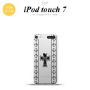 iPod touch 第7世代 ケース 第6世代 ソフトケース ゴシック クリア 黒 nk-ipod7-tp1005