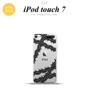 iPod touch 第7世代 ケース 第6世代 ソフトケース レース 帯 B 黒 nk-ipod7-tp1100
