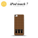 iPod touch 第7世代 ケース 第6世代 ソフトケース 猫 イラスト 茶 nk-ipod7-tp1139