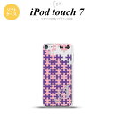 iPod touch 第7世代 ケース 第6世代 ソフトケース パズル 紫ピンク +アルファベット nk-ipod7-tp1212i
