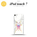 iPod touch 第7世代 ケース 第6世代 ソフトケース ピンスト 白 ピンク ブルー nk-ipod7-tp1244