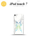 iPod touch 第7世代 ケース 第6世代 ソフトケース ピンスト 白 ブルー グリーン nk-ipod7-tp1245