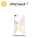 iPod touch 第7世代 ケース 第6世代 ソフトケース ピンスト 白 黄 nk-ipod7-tp1247