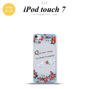 iPod touch 第7世代 ケース 第6世代 ソフトケース 鳥 バラ 青 nk-ipod7-tp1442