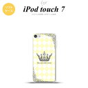 iPod touch 第7世代 ケース 第6世代 ソフトケース 王冠 黄 nk-ipod7-tp1454