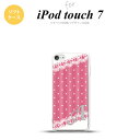 iPod touch 第7世代 ケース 第6世代 ソフトケース ドット レース C ピンク +アルファベット nk-ipod7-tp1611i