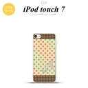 iPod touch 第7世代 ケース 第6世代 ソフトケース ドット 水玉 C ベージュ ミント +アルファベット nk-ipod7-tp1647i