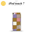 iPod touch 第7世代 ケース 第6世代 ソフトケース パッチワーク ミックスC ベージュ +アルファベット nk-ipod7-tp1673i