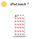 iPod touch 第7世代 ケース 第6世代 ソフトケース さくらんぼ チェリー 白 nk-ipod7-tp179