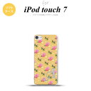 iPod touch 第7世代 ケース 第6世代 ソフトケース 花柄 バラ ドット オレンジ +アルファベット nk-ipod7-tp243i