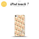 iPod touch 第7世代 ケース 第6世代 ソフトケース 花柄 バラ ドット ライトサーモン +アルファベット nk-ipod7-tp245i