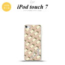 iPod touch 第7世代 ケース 第6世代 ソフトケース 花柄 バラ ドット ベージュ +アルファベット nk-ipod7-tp246i