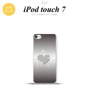 iPod touch 第7世代 ケース 第6世代 ソフトケース ハート E グレー nk-ipod7-tp318