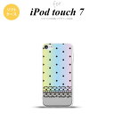 iPod touch 第7世代 ケース 第6世代 ソフトケース ドット レース B パステル nk-ipod7-tp357