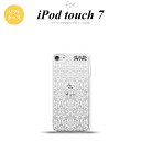 iPod touch 第7世代 ケース 第6世代 ソフトケース ダマスク A クリア 白 nk-ipod7-tp458