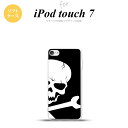 iPod touch 第7世代 ケース 第6世代 ソフトケース ドクロ アップ 黒 nk-ipod7-tp515
