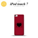 iPod touch 第7世代 ケース 第6世代 ソフトケース ハート 飾り 赤 nk-ipod7-tp614