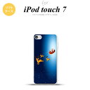 iPod touch 第7世代 ケース 第6世代 ソフトケース サンタ 紺 nk-ipod7-tp636