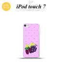 iPod touch 第7世代 ケース 第6世代 ソフトケース フルーツ グレープ 紫 nk-ipod7-tp653