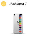 iPod touch 第7世代 ケース 第6世代 ソフトケース カエル かえる 帯 A クリア nk-ipod7-tp675