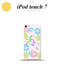 iPod touch 第7世代 ケース 第6世代 ソフトケース ホヌ ハイビスカス ピンク nk-ipod7-tp681