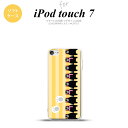 iPod touch 第7世代 ケース 第6世代 ソフトケース くまモン ストライプ 黄 nk-ipod7-tpkm12