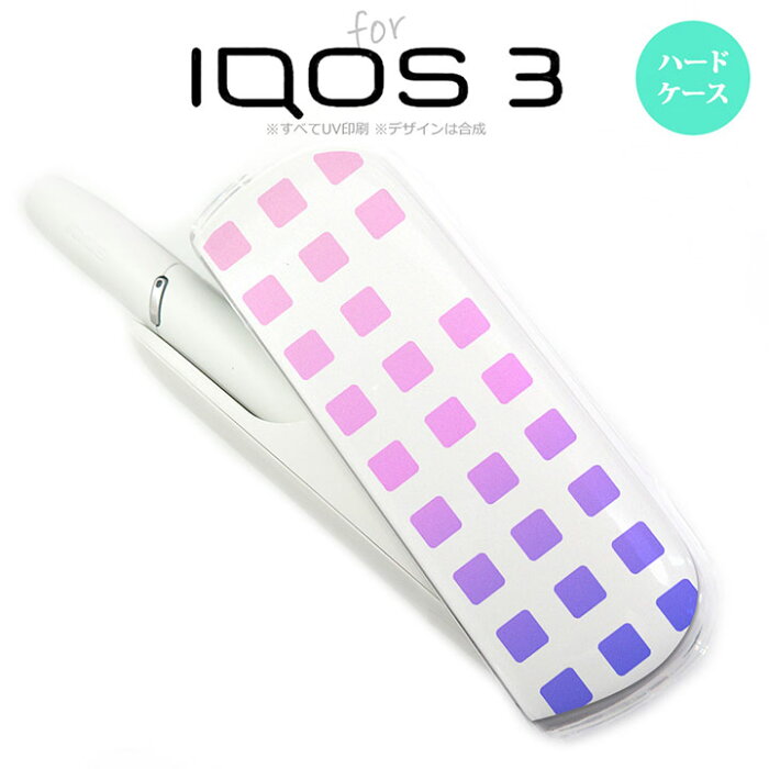 iQOS3 アイコス3 iqos3 ケース カバー ハードケース スクエア ピンク nk-iqos3-1363[アイコス,アイコスケース,アイコスカバー,ケース,カバー,ジャケット]